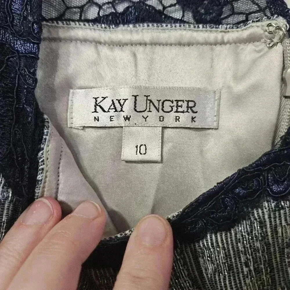 EUC! Kay Unger fitted dress! - Picture 3 of 4